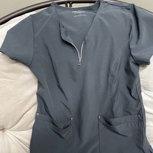 Easy stretch scrub top